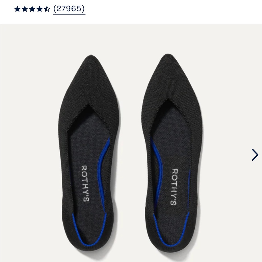 Rothy’s The Point Black flats